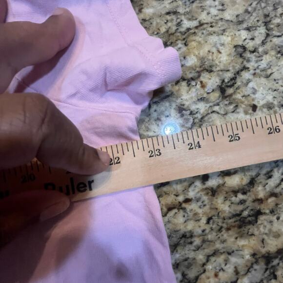 Life is Good Womens XL Candy Cane Short Sleeve T-Shirt Purple Winter Simple - Picture 5 of 6